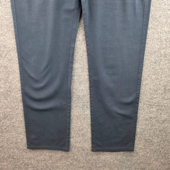 Peter Millar Mens Navy Blue 5-Pocket Canvas Pants MF18B86 Size 34 - Picture 2 of 13